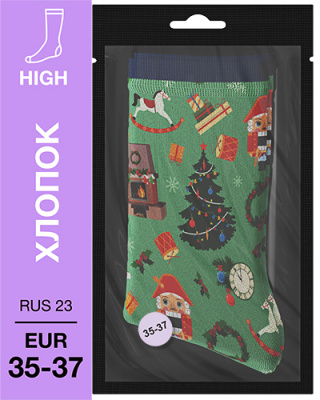 MILV Носки Хлопок 107 High N-11 RUS 23/EUR 35-37