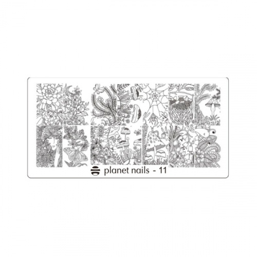 Planet Nails Пластина для Stamping Nail Art №11 23088/11