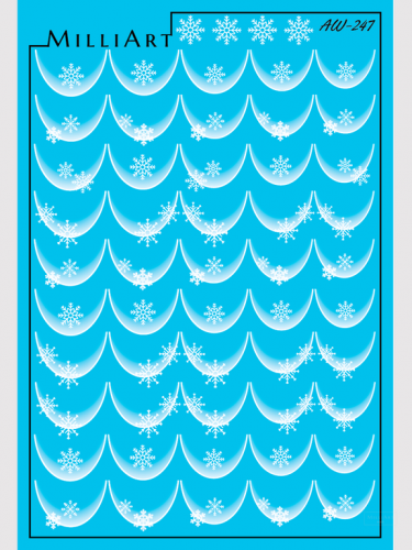 Слайдер-дизайн MilliArt Nails AW-247