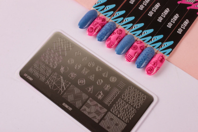 Go Stamp Пластина для стемпинга 045 Geometry