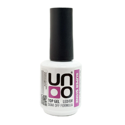 UNO Верхнее покрытие для гель-лака SUPER SHINE без липкого слоя 16 г. UTGSS16 UNO Верхнее покрытие для гель-лака SUPER SHINE без липкого слоя 16 г. UTGSS16