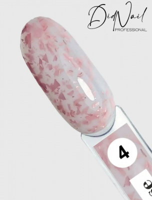 DidNail Professional Камуфлирующая база с поталью Potal Base 4 10 мл. DidNail Professional Камуфлирующая база с поталью Potal Base 4 10 мл.
