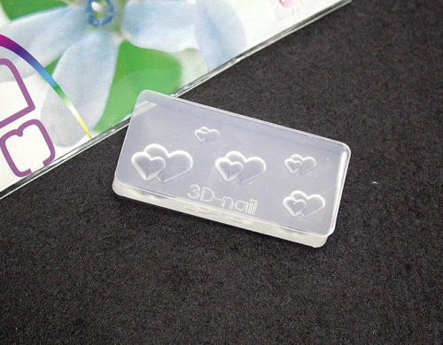 3D Acrylic Mold Y1SJ006 Double Heart