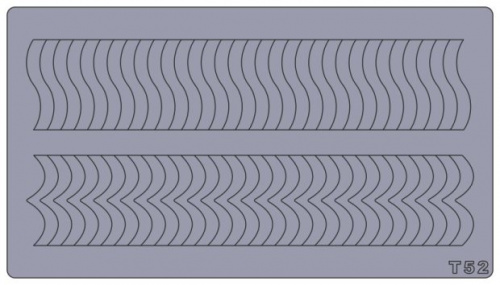 Трафареты для аэрографии на ногтях T52