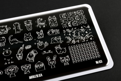 Go Stamp Пластина для стемпинга 083 Murzilka