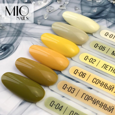 MIO Nails Гель-лак Основная палитра Q-04 Оливковая роща 8 мл.