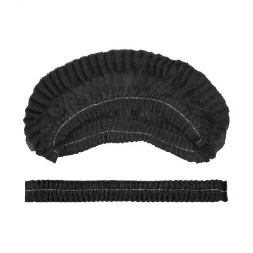 Шапочки Россия ШАРЛОТТА Черные 50 шт./уп.