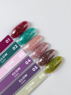 NIK nails База Glow Rubber Base 06 15 г.