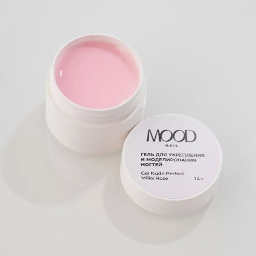 MoodNail Гель Nude Perfect Milky Rose 14 г.
