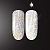 Patrisa Nail светоотражающий глиттер Flash Glow White 2 гр. NK34