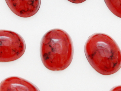 Камни для украшений Y1CL419 (красный)
