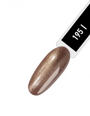 IQ Beauty Лак для ногтей с биокерамикой Nail Polish PROLAC+bioceramics 195 Bronze Code 12,5 мл.