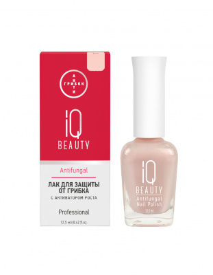 IQ Beauty Лак для защиты от грибка Antifungal Nail Polish с активатором роста и тербинафином №02 12,5 мл. IQ Beauty Лак для защиты от грибка Antifungal Nail Polish с активатором роста и тербинафином №02 12,5 мл.