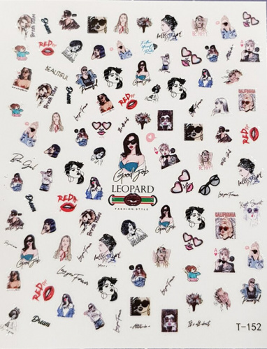 Наклейки Tartiso Цветные T152 Наклейки Tartiso Цветные T152