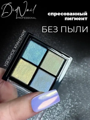 DidNail Professional Жемчужная втирка для ногтей 4 цвета №10 FS10 DidNail Professional Жемчужная втирка для ногтей 4 цвета №10 FS10