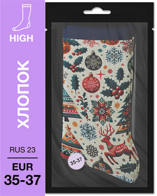 MILV Носки Хлопок 107 High N-05 RUS 23/EUR 35-37