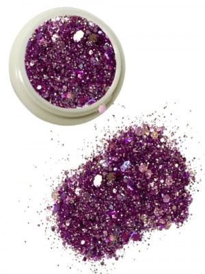 Дизайн Брокат ХАМЕЛЕОН BA07 сиреневый