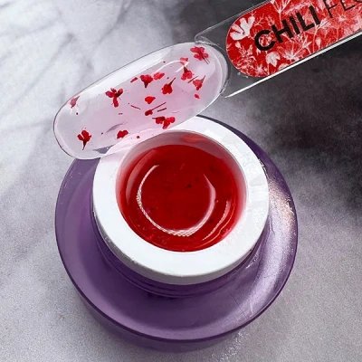 Patrisa Nail Гель для дизайна с цветами FLOWER GEL Chili 5 г.