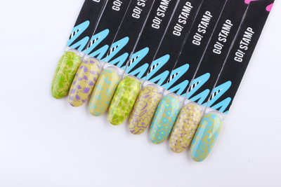 Go Stamp Пластина для стемпинга 184 Flowers and Match