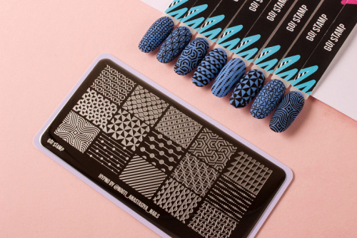 Go Stamp Пластина для стемпинга 037 Hypno