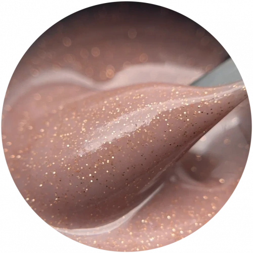 Опция Гель моделирующий камуфлирующий с блестками №103 15 мл.