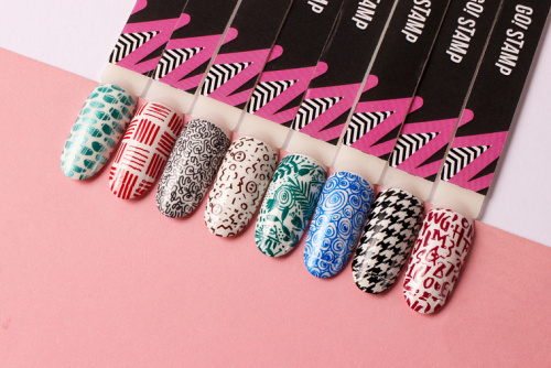 Go Stamp Пластина для стемпинга 010 Motif