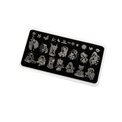 Пластина для стемпинга TNL Premium - woman flower (095) 271928