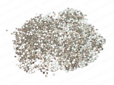 Стразы JessNail стекло ss6-3 мм./50 шт. в баночке Белый