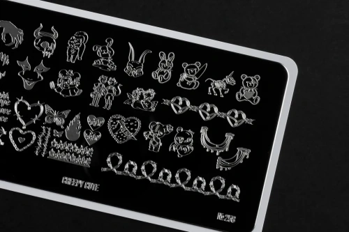 Go Stamp Пластина для стемпинга 258 Creepy Cute