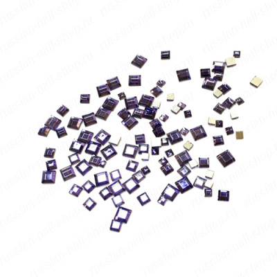 Дизайн Стразы квадраты микс 16 Фиолетовые DSSGM-16