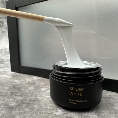 SHOKOlak Гель-краска паутинка 5 мл. Spider white белая