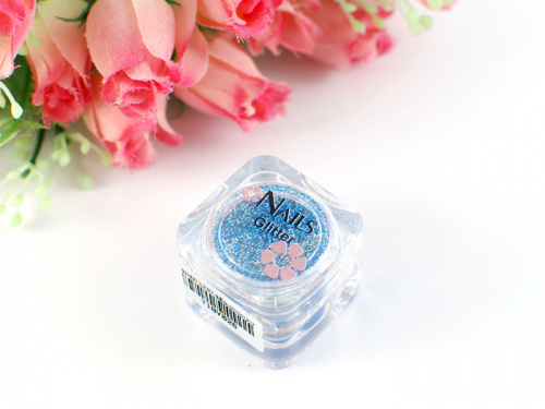 Глиттер Nails квадр.банка Y1BV026