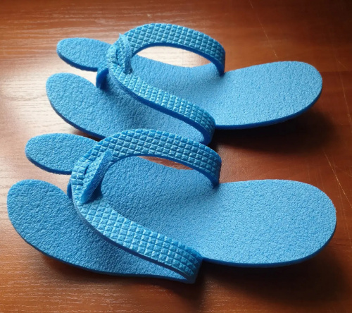 Россия Тапочки Синие 5 мм 25 пар в уп.