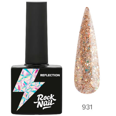 RockNail Гель-лак Reflection 931 Perfect Lighting 10 мл. RockNail Гель-лак Reflection 931 Perfect Lighting 10 мл.