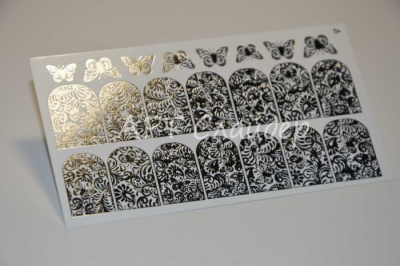 Слайдер дизайн фольгированный 54 серебро Слайдер дизайн фольгированный 54 серебро