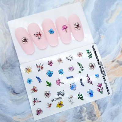 Самоклеящийся гладкий стикер для ногтей ST-CW023