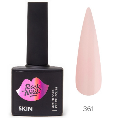 RockNail Гель-лак Skin 361 Porcelain Skin 10 мл. RockNail Гель-лак Skin 361 Porcelain Skin 10 мл.