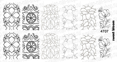 Слайдер-трафарет Sweet Bloom 4707