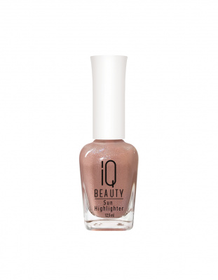 IQ Beauty Укрепитель ногтей хайлайтер эффект с УФ-фильтрами Sun Highlighter 03 Sun Nude 12,5 мл.