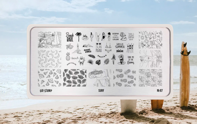 Go Stamp Пластина для стемпинга 087 Surf