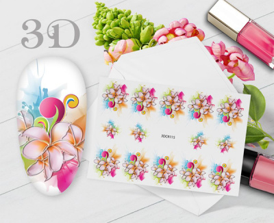MALGRAT Nails 3D Слайдер-дизайн ОБЪЕМНЫЕ 3D СЛАЙДЕРЫ 3D+Цвет 3DCR115 MALGRAT Nails 3D Слайдер-дизайн ОБЪЕМНЫЕ 3D СЛАЙДЕРЫ 3D+Цвет 3DCR115