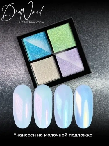 DidNail Professional Жемчужная втирка для ногтей 4 цвета №09 FS09