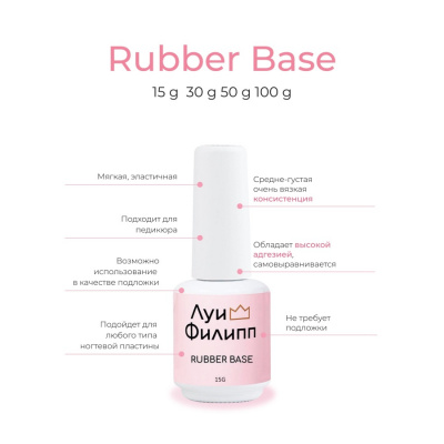 Луи Филипп Базовое покрытие Base Rubber 100 г.