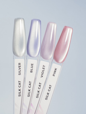 MoodNail Гель-лак Silk Cat Silver 10 г.