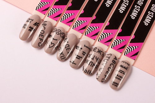 Go Stamp Пластина для стемпинга 029 Text