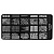 IRISK Трафарет для стемпинга металлический 6x12 см. П557-11 (190) EJIB-08