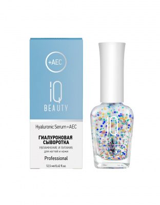 IQ Beauty Гиалуроновая сыворотка для увлажнения ногтей и кутикулы Hyaluronic Serum +AEC 12,5 мл. IQ Beauty Гиалуроновая сыворотка для увлажнения ногтей и кутикулы Hyaluronic Serum +AEC 12,5 мл.