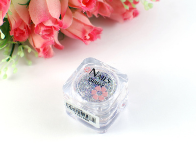 Глиттер Nails квадр.банка Y1BV022