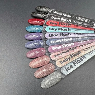 Patrisa Nail светоотражающий гель-лак Baby Rose Flash 3,5 мл.