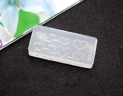3D Acrylic Mold Y1SJ053 Sandwich Heart 3D Acrylic Mold Y1SJ053 Sandwich Heart